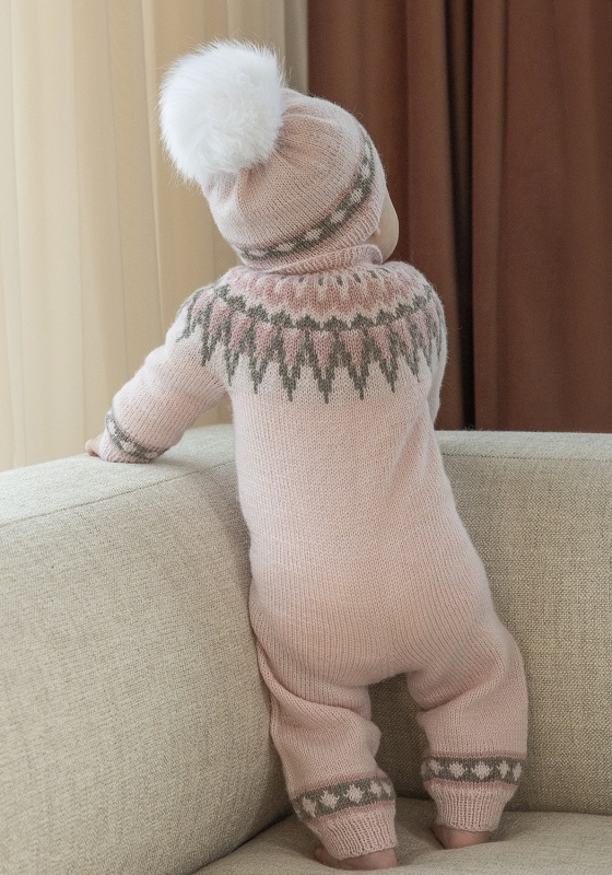 Oldefar dragt og hue - Viking Design 2506-4 Kit - 1 - 24 mdr - Viking Baby ull, fra Viking