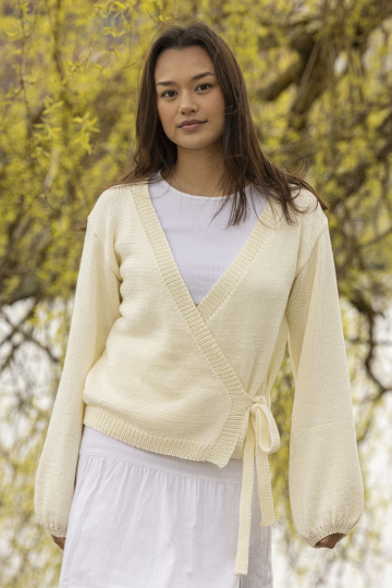 Slå om cardigan - Viking Design 2610-1C Kit - XXS-XXL - Viking Bamboo