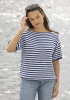 Salty t-shirt med bådhals - Viking Design 2610-2B Kit - XS-XXL - Viking Bamboo