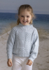 "Selje" genser - Viking Design 2613-6D Kit - 2-12 År - Viking Bambino