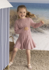 "Bølge" kjole - Viking Design 2613-7A Kit - 2-12 År - Viking Bambino