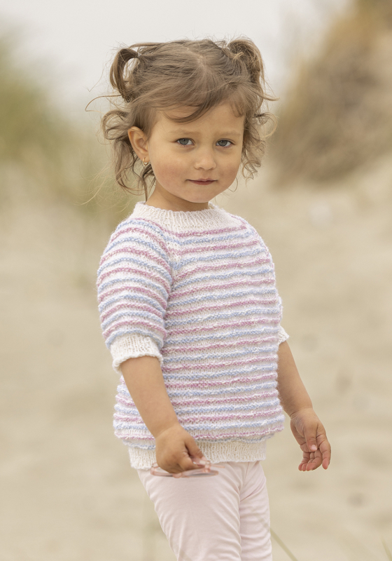 "Havdis" T-shirt - Viking Design 2614-3A Kit - 2 - 12 år - Viking Lotta, fra Viking
