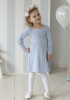Julie kjole - Viking Design 2607-10B Kit - 1 - 12 år - Viking Alpaca Lille Storm