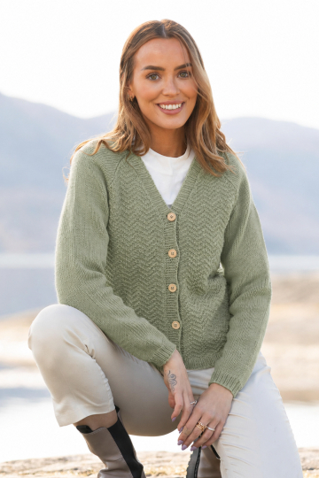 Opal cardigan - Viking Design 2220-6A Kit - XS - XXL - Viking Trend Merino