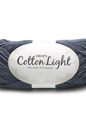 DROPS Cotton Light Unicolor 26 Jeansblå