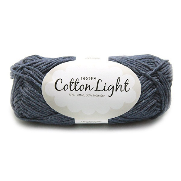 DROPS Cotton Light Unicolor 26 Jeansblå
