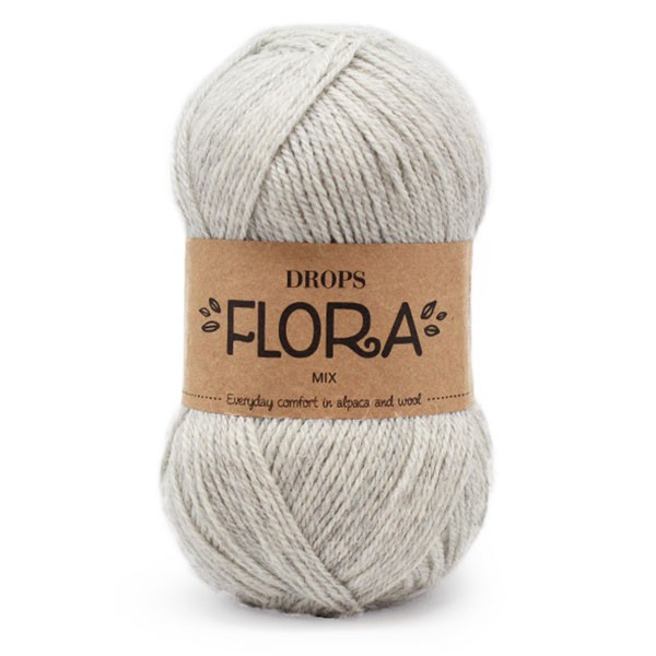 DROPS Flora 03 Lysegrå Mix
