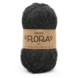 DROPS Flora 05 Mørkegrå Mix