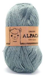 DROPS Alpaca Unicolor 7139 Grågrøn