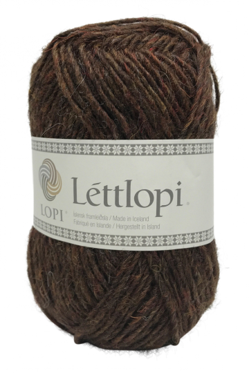 Istex Lett Lopi - 1401 Mørkebrun Meleret