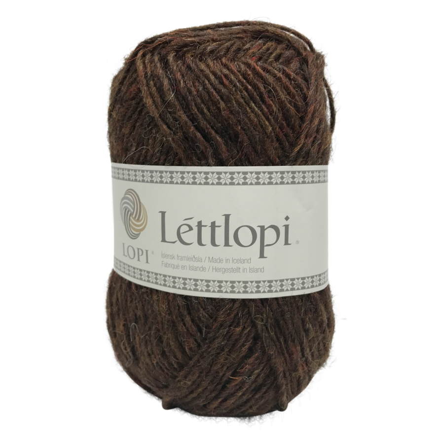 Istex Lett Lopi - 1401 Mørkebrun Meleret